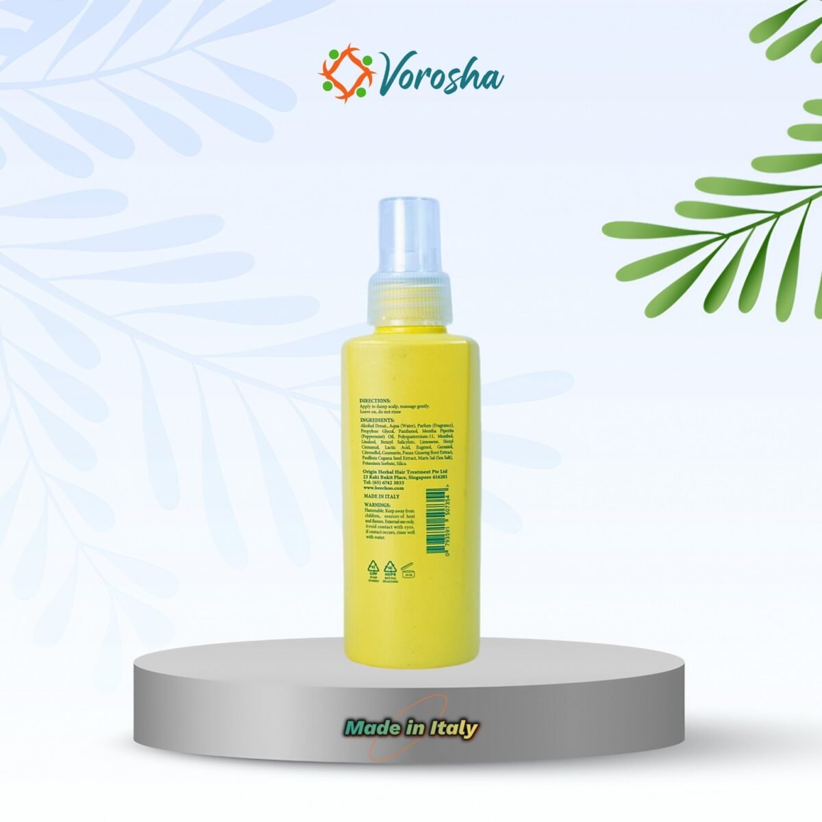 Origin Hair Tonic (150 ml) | Bee Choo Origin – Italy - Image 2