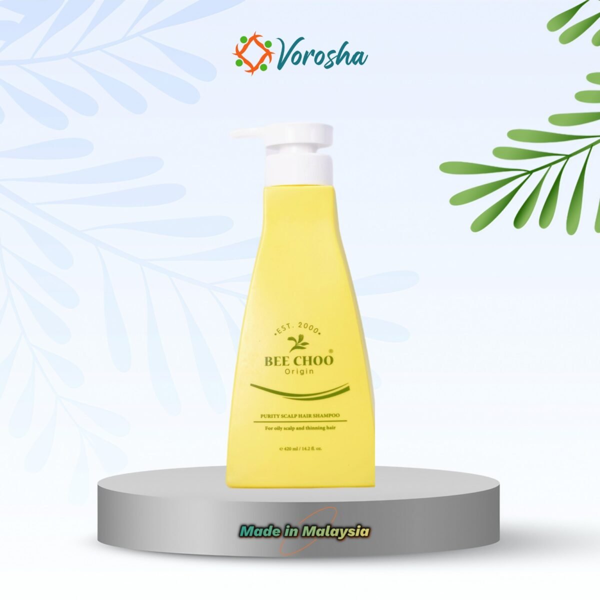 Purity Scalp Hair Shampoo (420 ml) | Bee Choo Origin - Malaysia