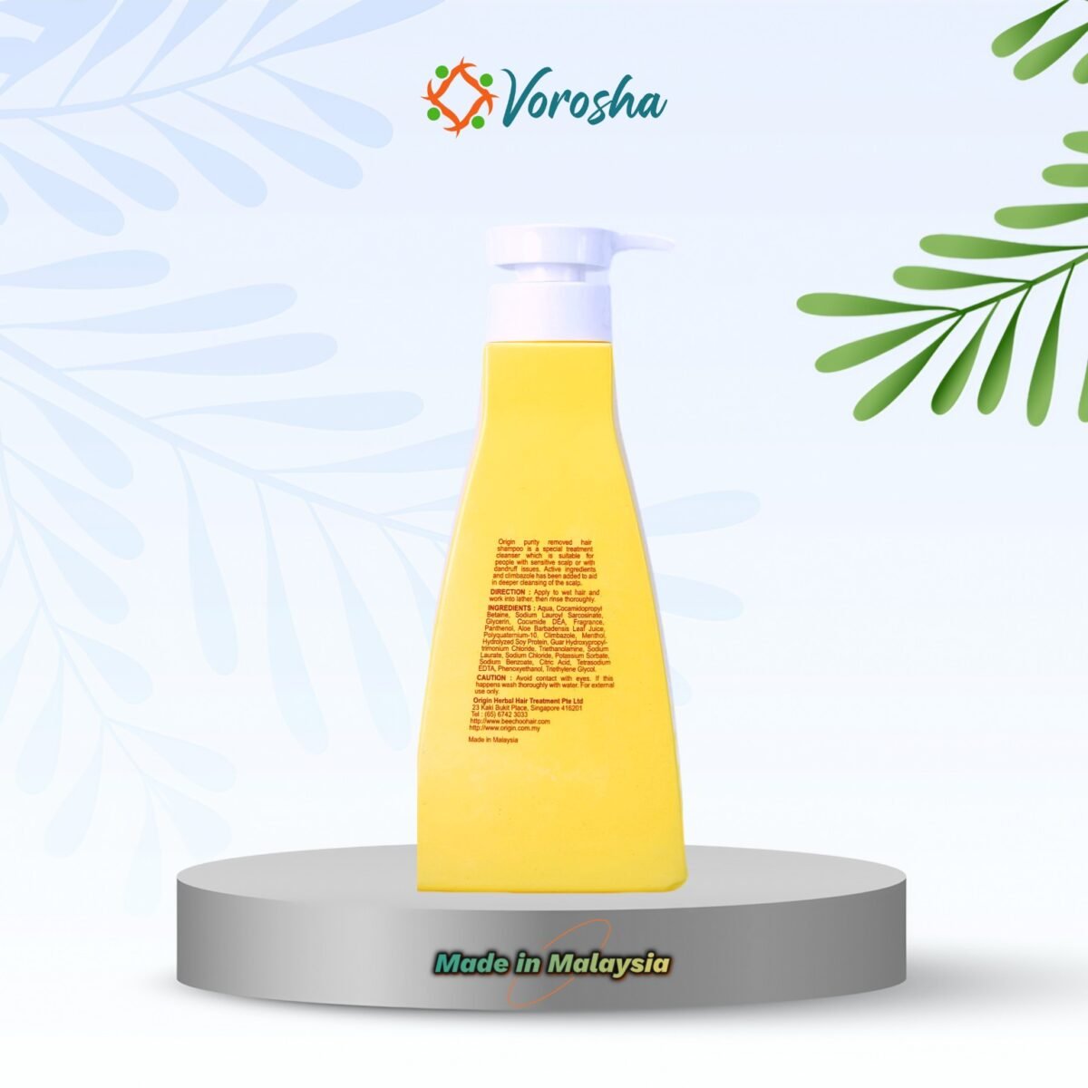 Purity Removed Hair Shampoo (420 ml) | Bee Choo Origin - Malaysia - Image 2