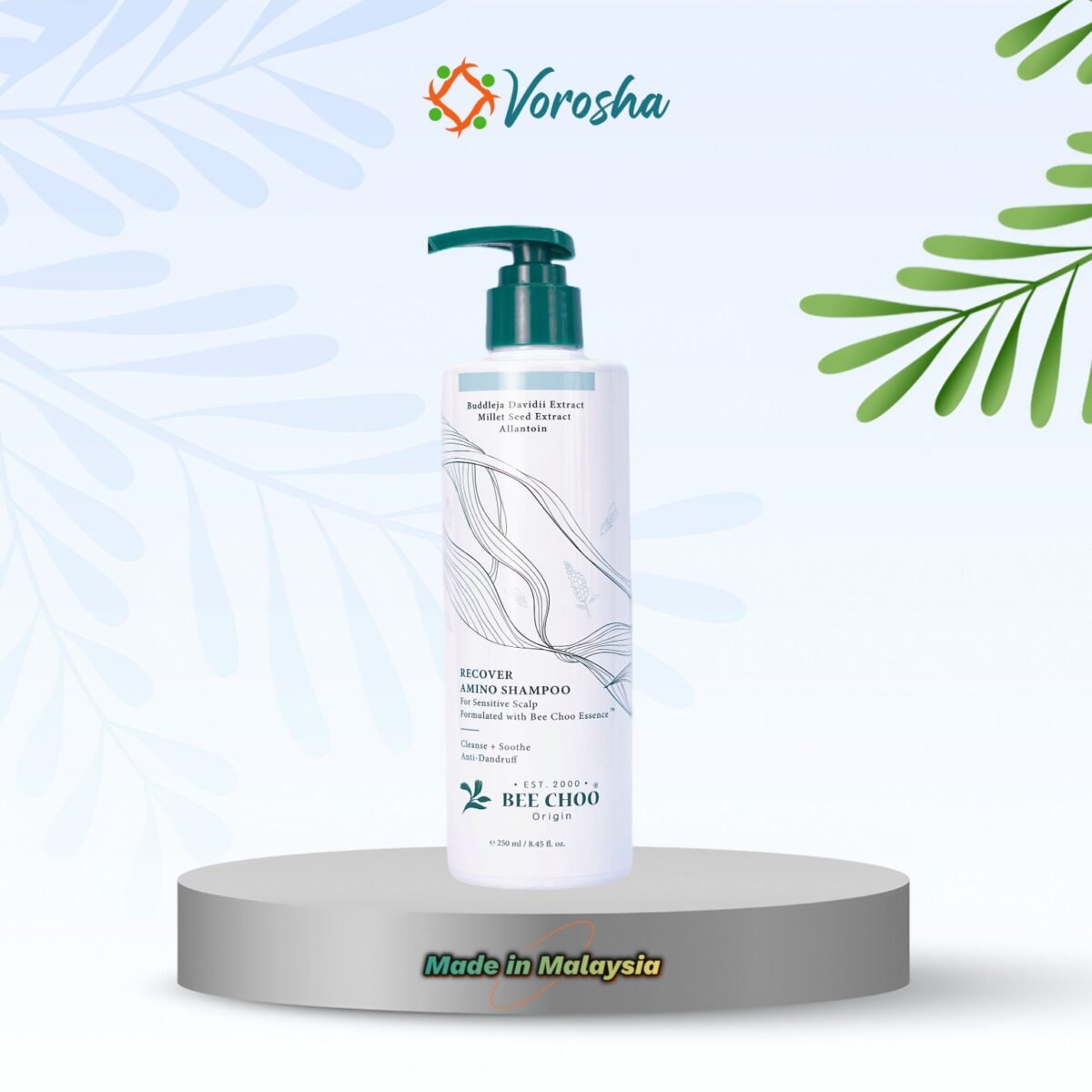 Recover Amino Shampoo (250 ml) | Bee Choo Origin - Malaysia