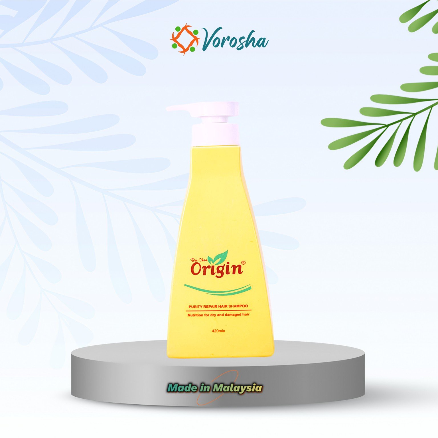 Purity Repair Hair Shampoo  (420 ml) | Bee Choo Origin – Malaysia